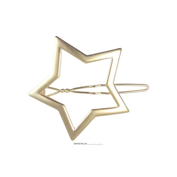 Seitenspange Stern gold
